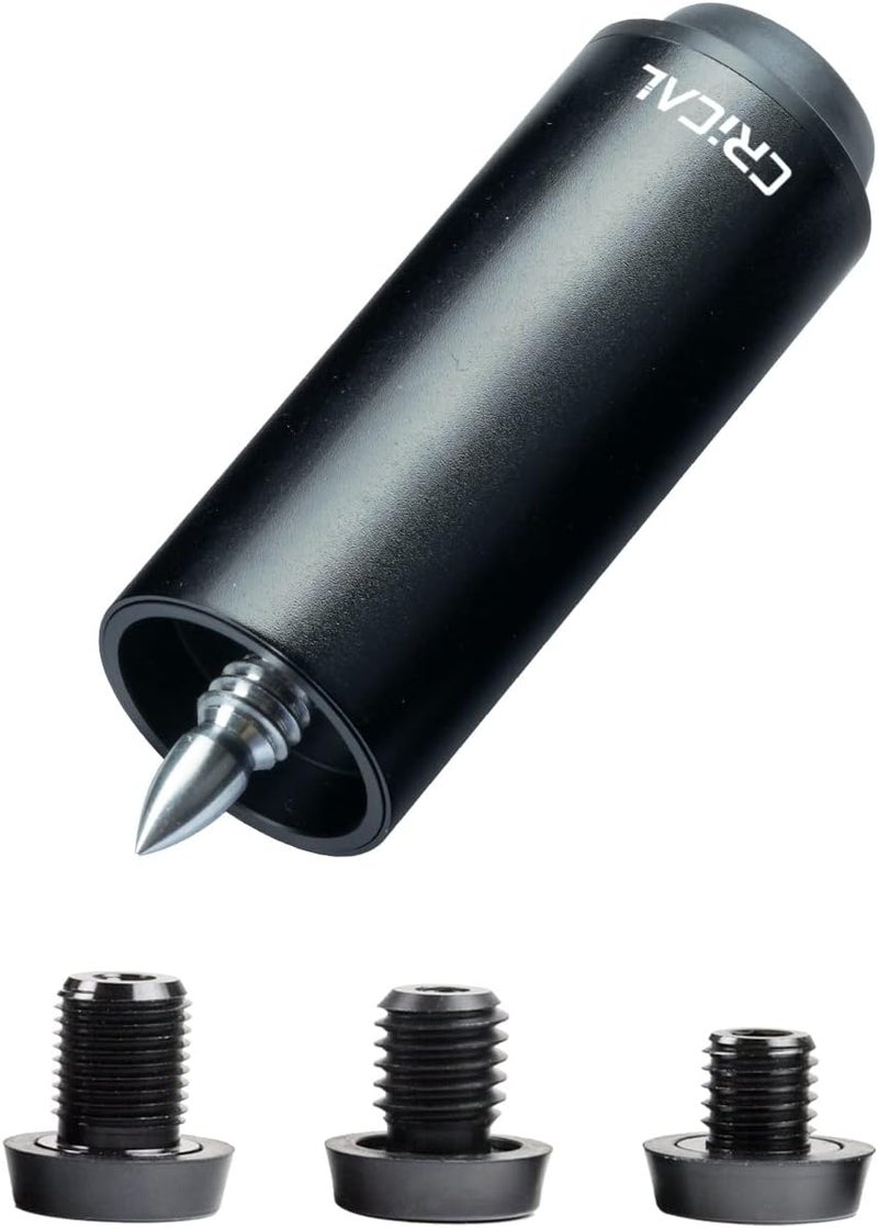 CRICAL Pool Cue Extension 2/3/4/8 Inch Metal Billiard Cue Extension with 3 Bumpers Billiard Accessories - Image 1